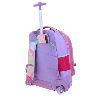 Mochila Chenson Happy Girl modelo LILI color rosa con RUEDAS