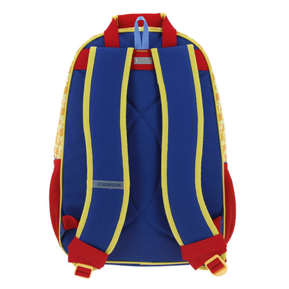 Mochila Chenson Super Mario Bros modelo ETHIAN color azul con rojo y amarillo