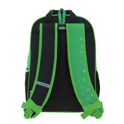 Mochila Chenson Minecraft modelo DUPPER color verde con negro