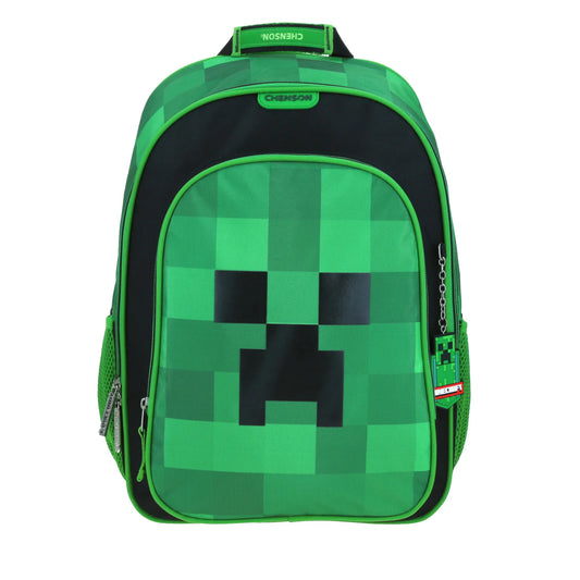 Mochila Chenson Minecraft modelo CARG color verde