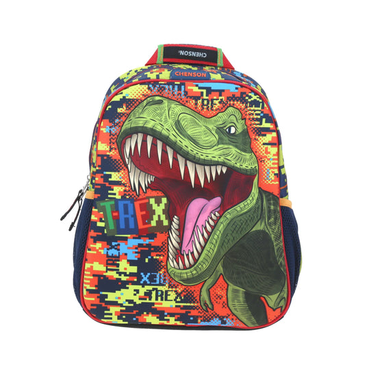 Mochila Chenson modelo T-Rex NORCA multicolor tamaño KINDER