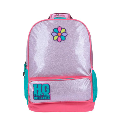 Mochila Chenson Happy Girl Glitter rosa porta tablet HG64561-P