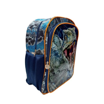 Mochila Ruz Jurassic World Velociraptor color azul