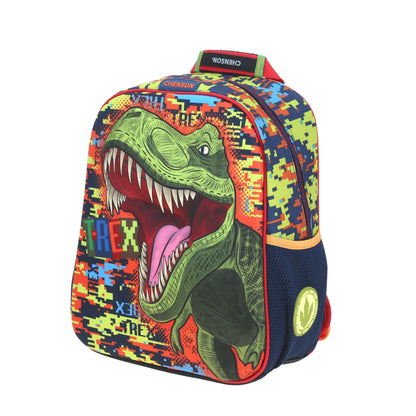 Mochila Chenson modelo T-Rex NORCA multicolor tamaño KINDER