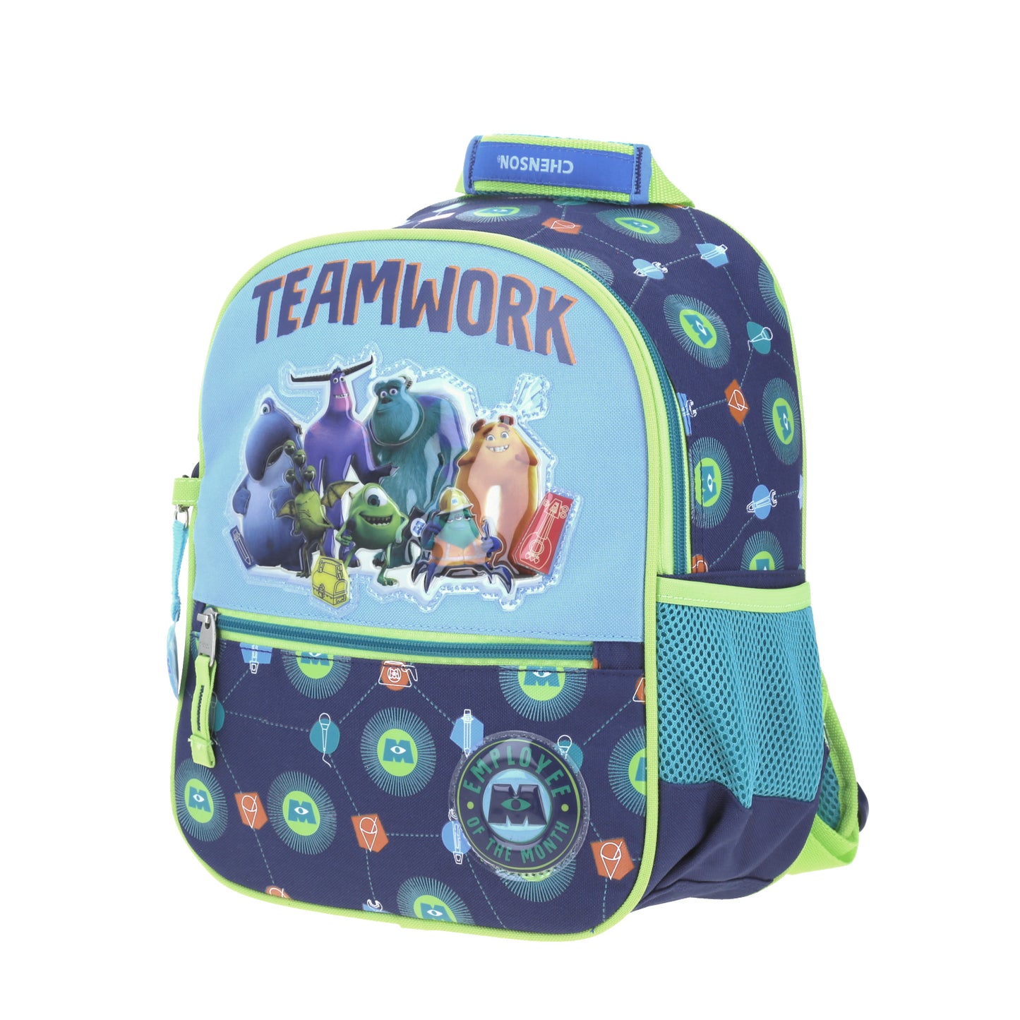 Mochila Chenson Disney Monsters At Work modelo ZOMOS color azul