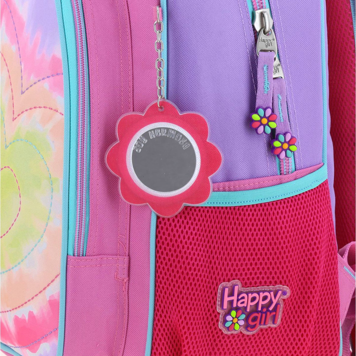 Mochila Chenson Happy Girl modelo LILI color rosa con morado