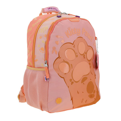 Mochila Chenson Happy Girl modelo KIPAW color naranja rosado