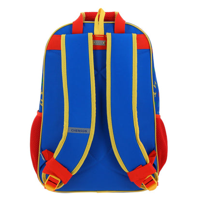 Mochila Chenson Super Mario Bros modelo AURY color azul con rojo