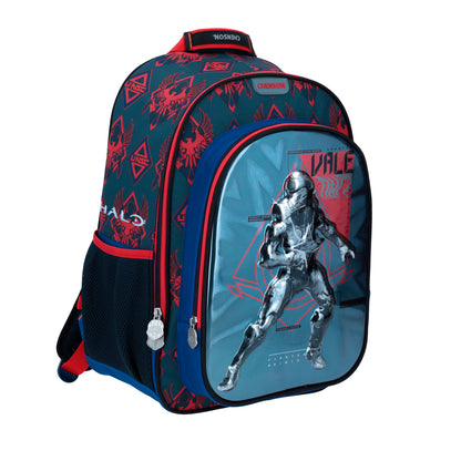 Mochila Chenson Halo modelo GISIM color azul con rojo