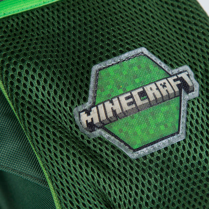 Mochila Chenson Minecraft modelo BROCK color verde tamaño KINDER