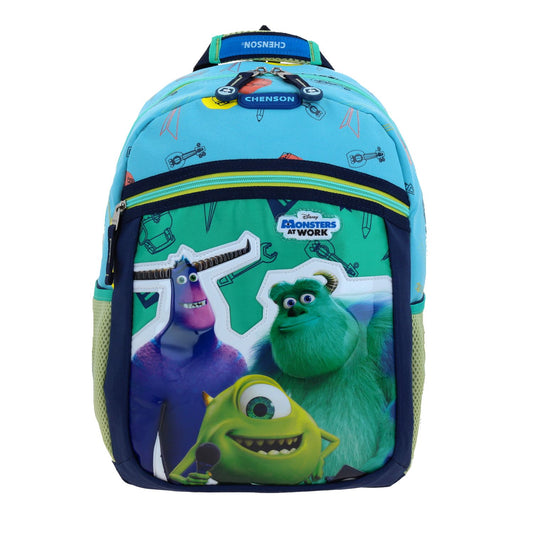 Mochila Chenson Disney Monsters at Work modelo AUFTER color azul tamaño KINDER