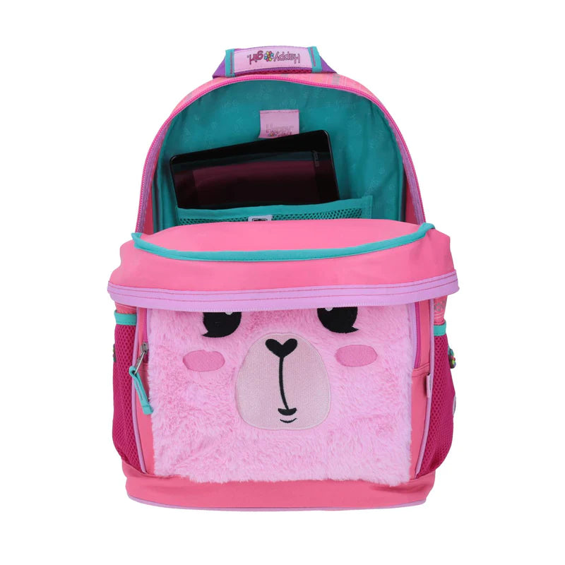 Mochila Chenson Happy Girl Alpaca rosa porta tablet HG65414-P