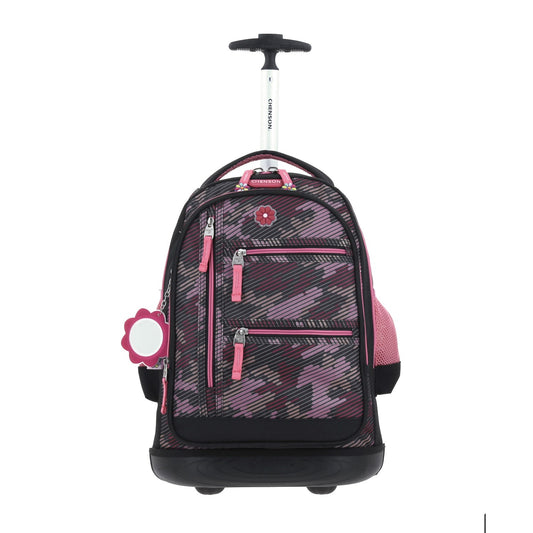 Mochila Chenson Happy Girl modelo BESY color rosa con RUEDAS