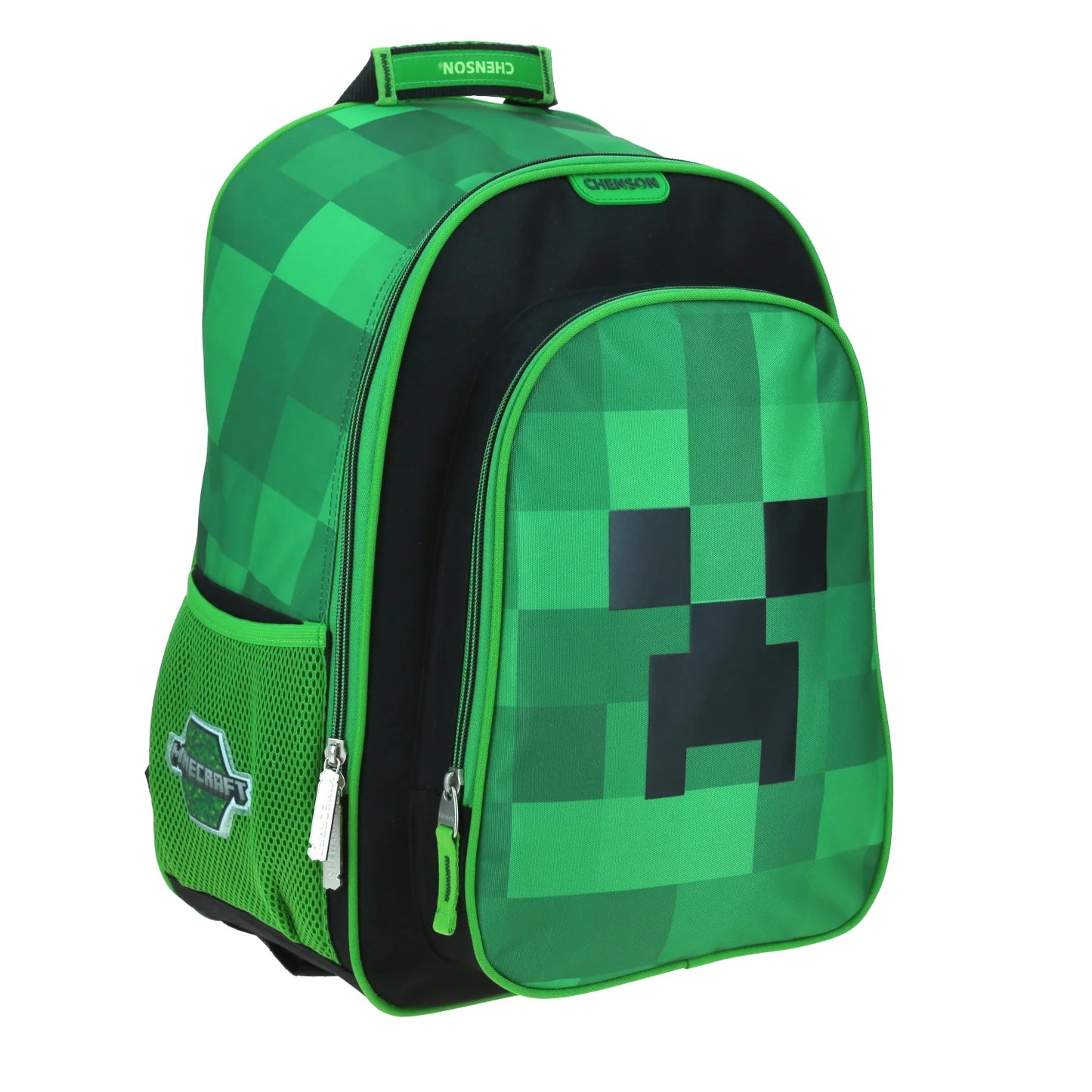 Mochila Chenson Minecraft modelo CARG color verde