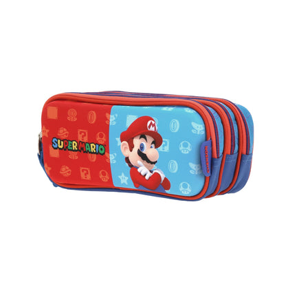 Lapicera Chenson Super Mario Bros modelo DULP color azul con rojo