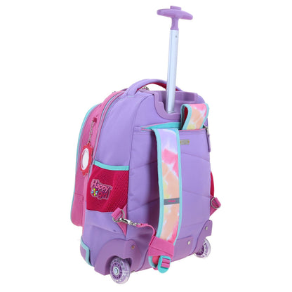 Mochila Chenson Happy Girl modelo LILI color rosa con RUEDAS