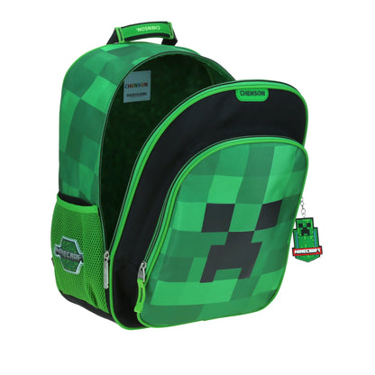 Mochila Chenson Minecraft modelo CARG color verde