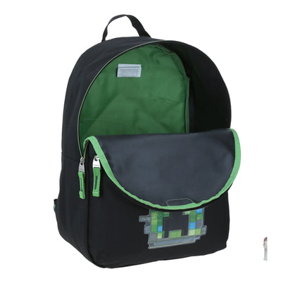 Mochila Chenson Minecraft modelo MC color negro