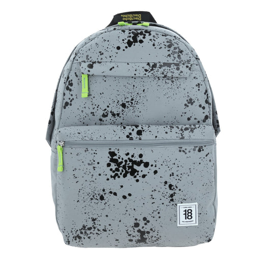 Mochila Chenson 1818 colors modelo COLORS24 color gris con manchas negras