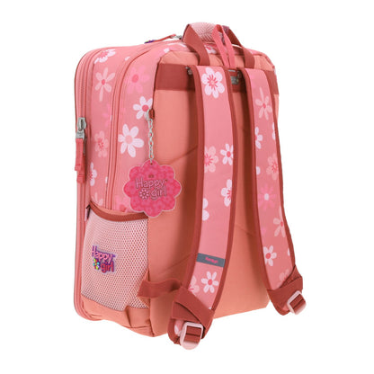 Mochila Chenson Happy Girl modelo YORN color rosa