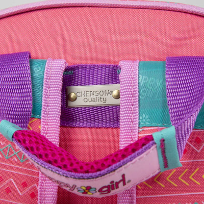 Mochila Chenson Happy Girl Alpaca rosa porta tablet HG65414-P