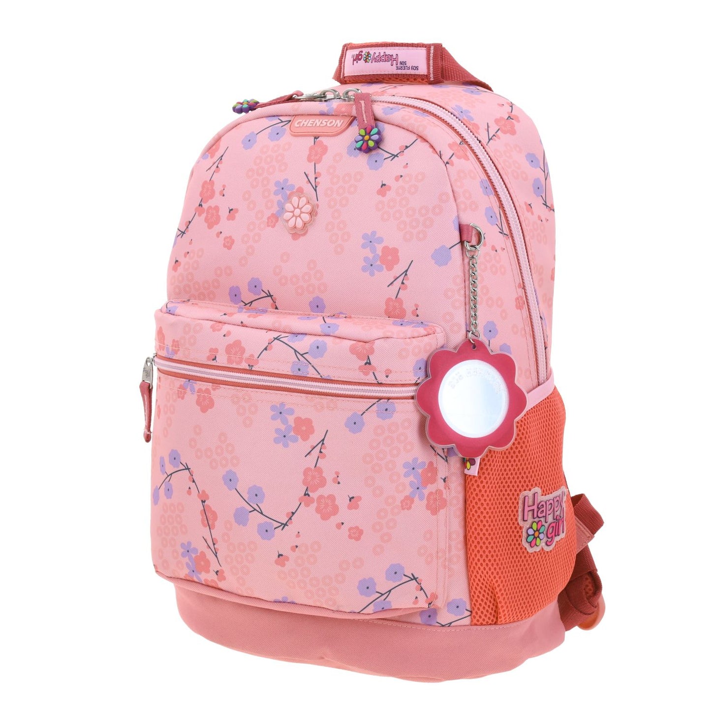 Mochila Chenson Happy Girl modelo SAKU color rosa