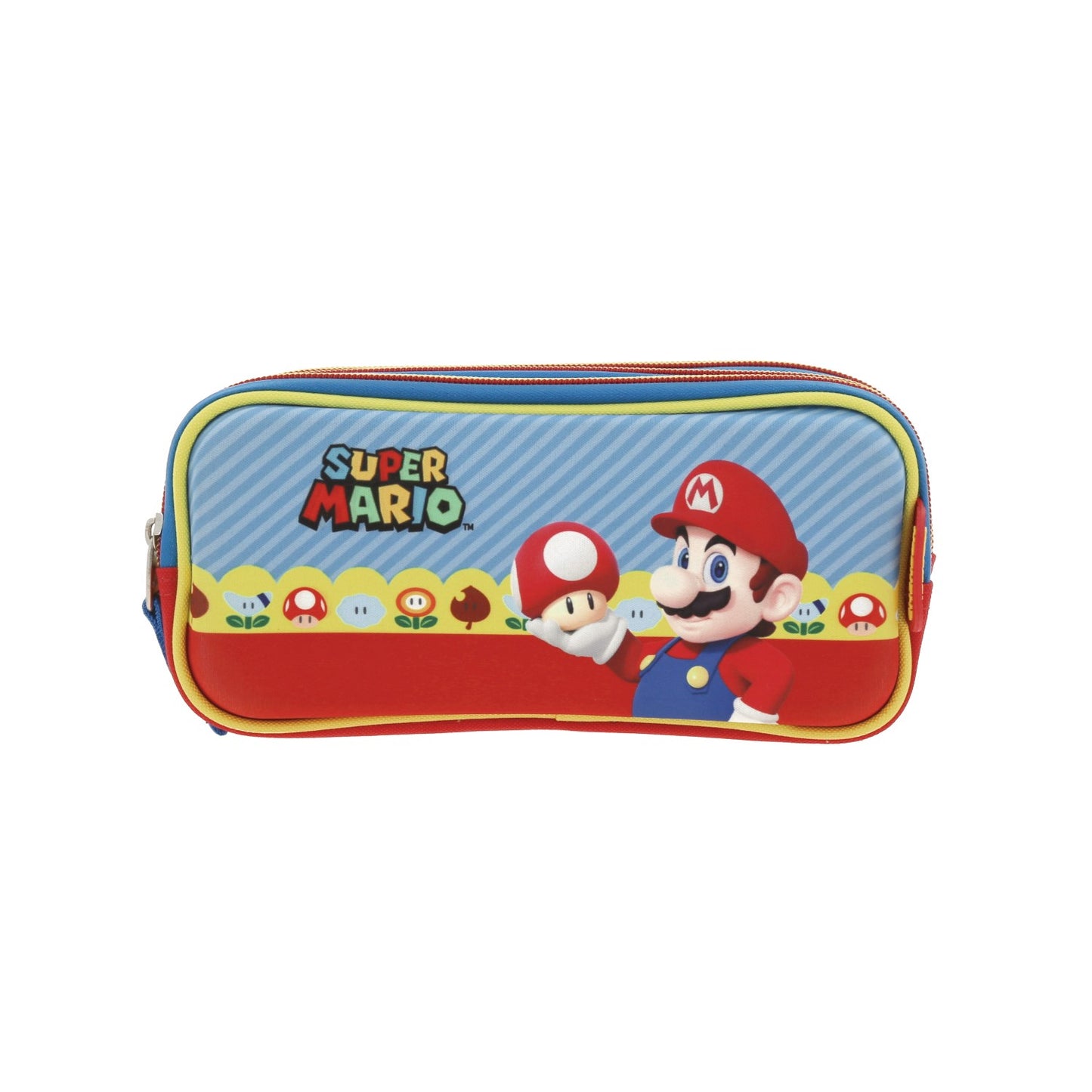 Lapicera Chenson Super Mario Bros modelo MUSH color rojo con azul y amarillo