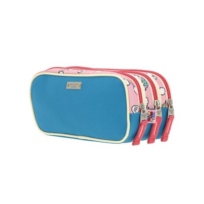 Lapicera Chenson Happy Girl modelo POPT color rosa con azul