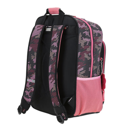 Mochila Chenson Happy Girl modelo BESY color rosa con negro