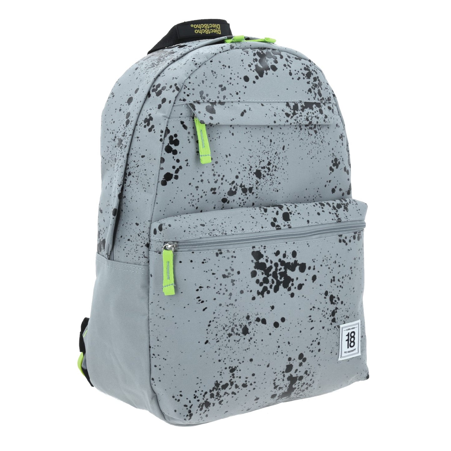 Mochila Chenson 1818 colors modelo COLORS24 color gris con manchas negras