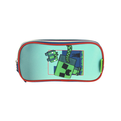 Lapicera Chenson Minecraft modelo BLIPER color azul con verde