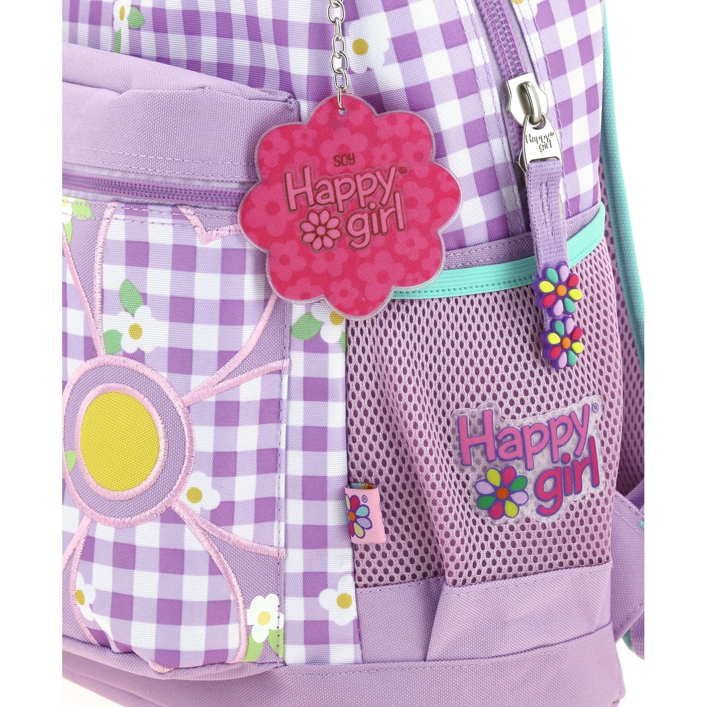 Mochila Chenson Happy Girl modelo AMPIN color violeta