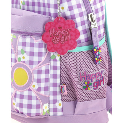 Mochila Chenson Happy Girl modelo AMPIN color violeta