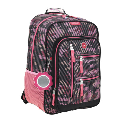 Mochila Chenson Happy Girl modelo BESY color rosa con negro