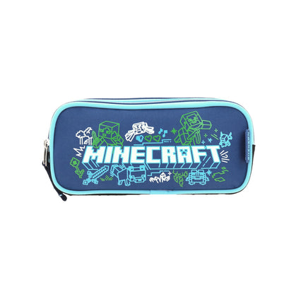 Lapicera Chenson Minecraft modelo WUNDER color azul con negro