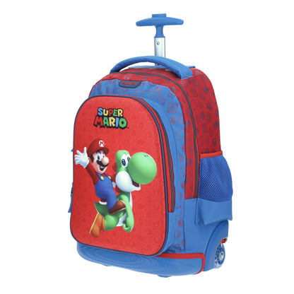 Mochila Chenson Super Mario Bros modelo CAPRI con RUEDAS