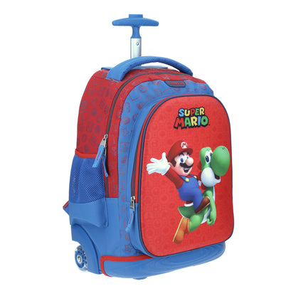 Mochila Chenson Super Mario Bros modelo CAPRI con RUEDAS